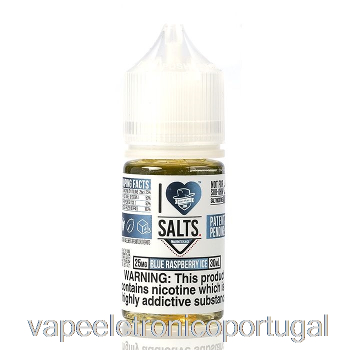 Vape Eletronico Blue Framboesa Ice - Adoro Sais - 30ml 50mg